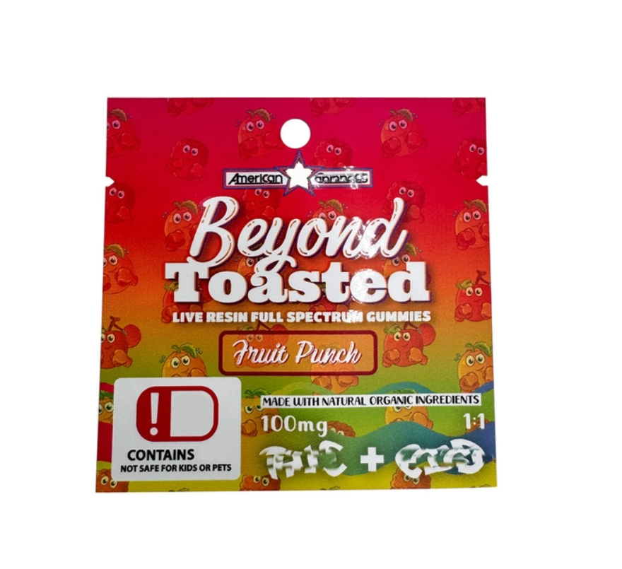 Bottom Open Spot Glossy UV Print Foil Coated Flat 1g Custom Mylar With Hanging Hole For Weed Cookies Candies