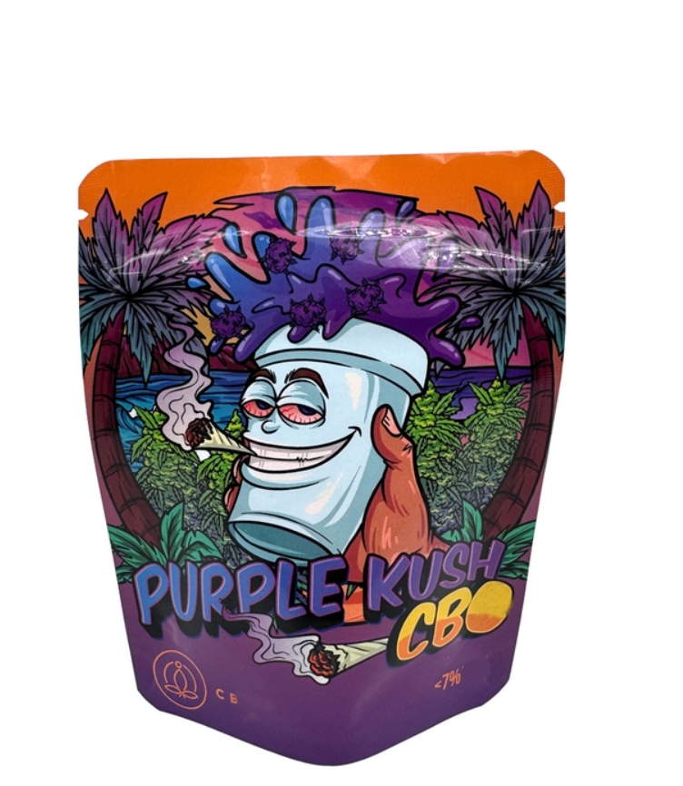 Gloss Surface Foil Laminated Childproof Top Zipper Pouch Bags 3.5 G Stand Up For Weed Packaging