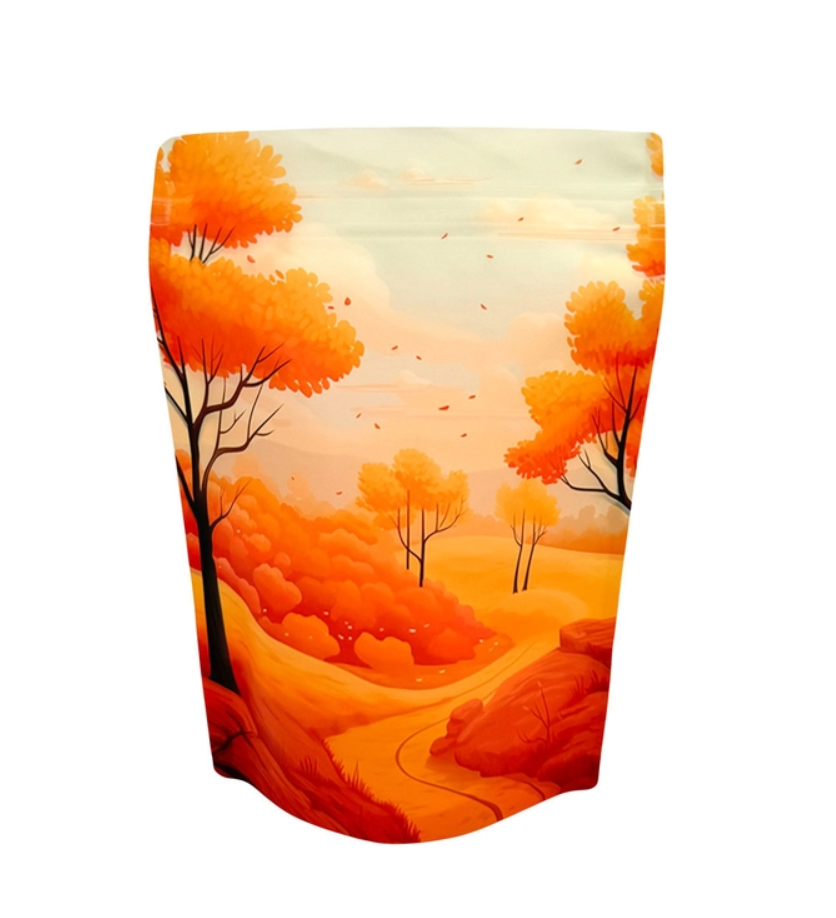 High Barrier EVOH Milky White Recyclable Stand Up Pouches With Ziplock For Food Packing