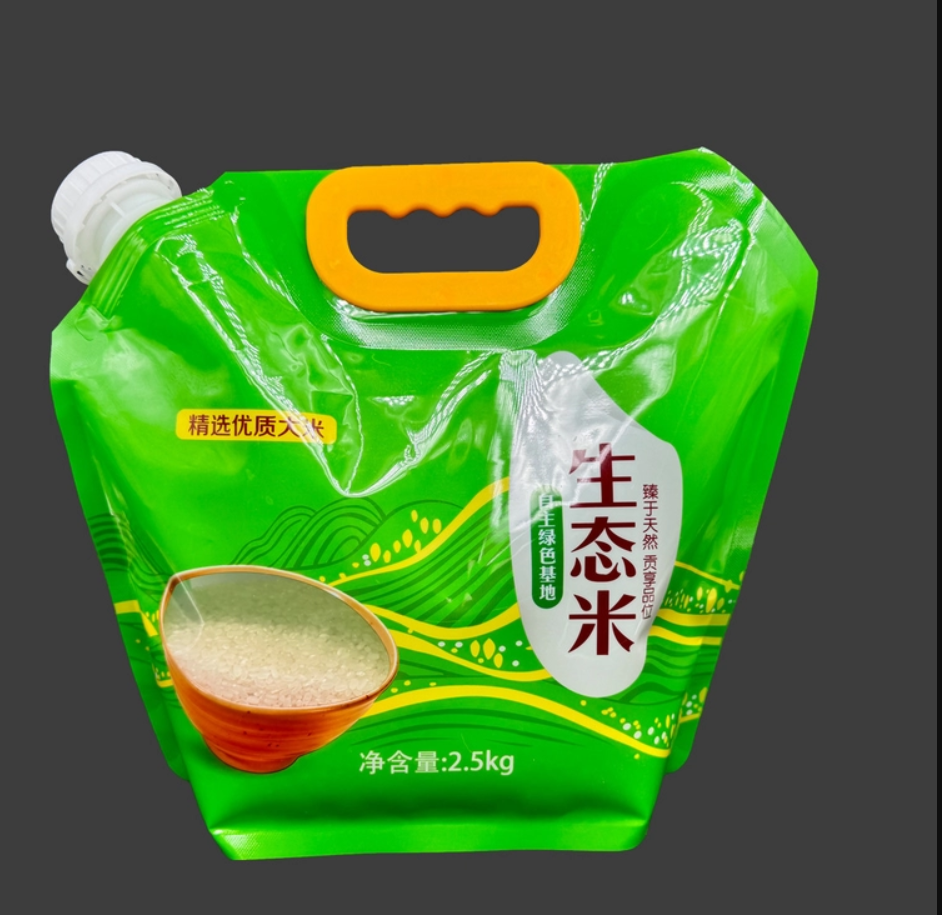 2.5 L Heavy Duty Wide Mouth Custom Liquid Spout Bags With Handle For Packaging Drinks