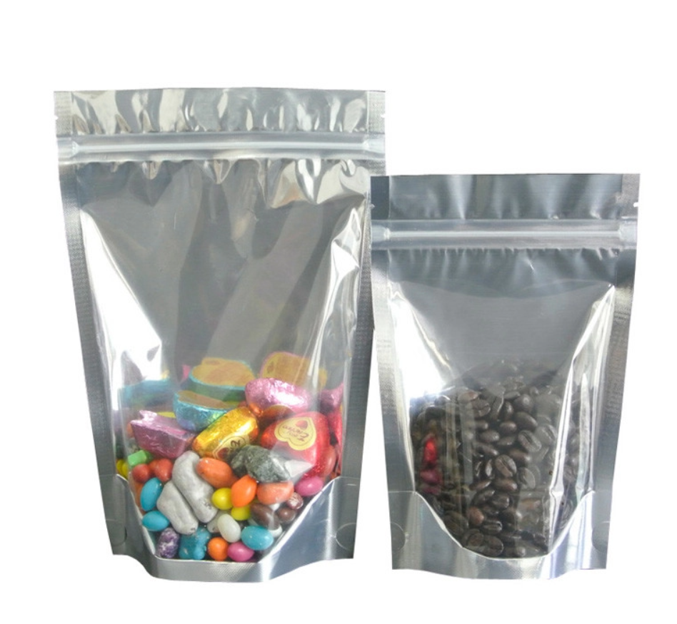 Food Grade Aluminium Foil Stand Up Pouch for Packing Food 120microns per side