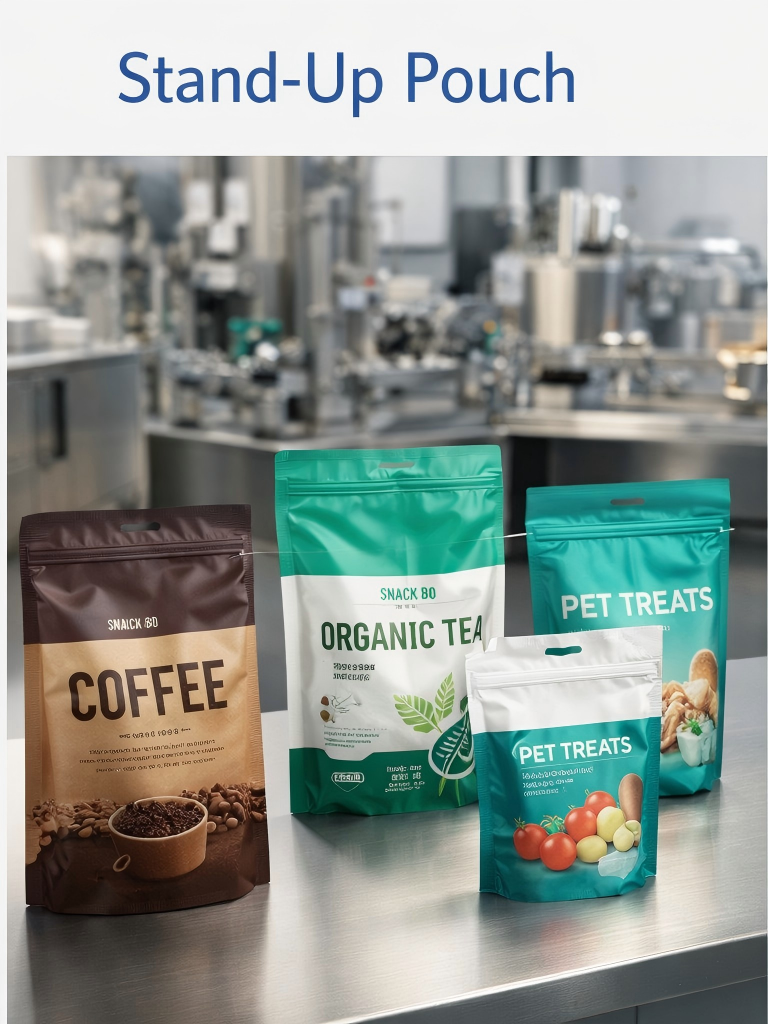 Advantages of Stand-Up Pouches for Food Packaging