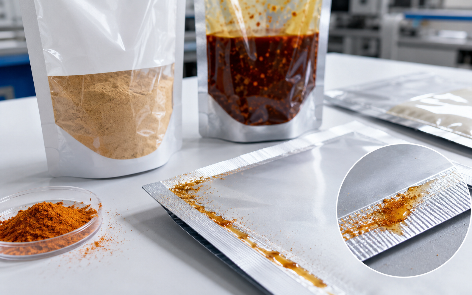 Why are powder and oil product packaging prone to leaks? Key points of flexible packaging heat sealing design