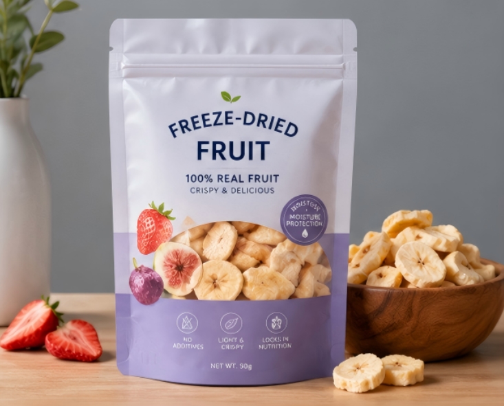 How to Choose Freeze-Dried Fruit Packaging Bags? Key Considerations for Moisture-Proof, Nitrogen Filling, and Window Design